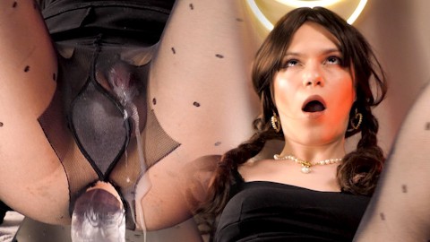 big ass threesome devinder singh recommends Crossdressing Cumming