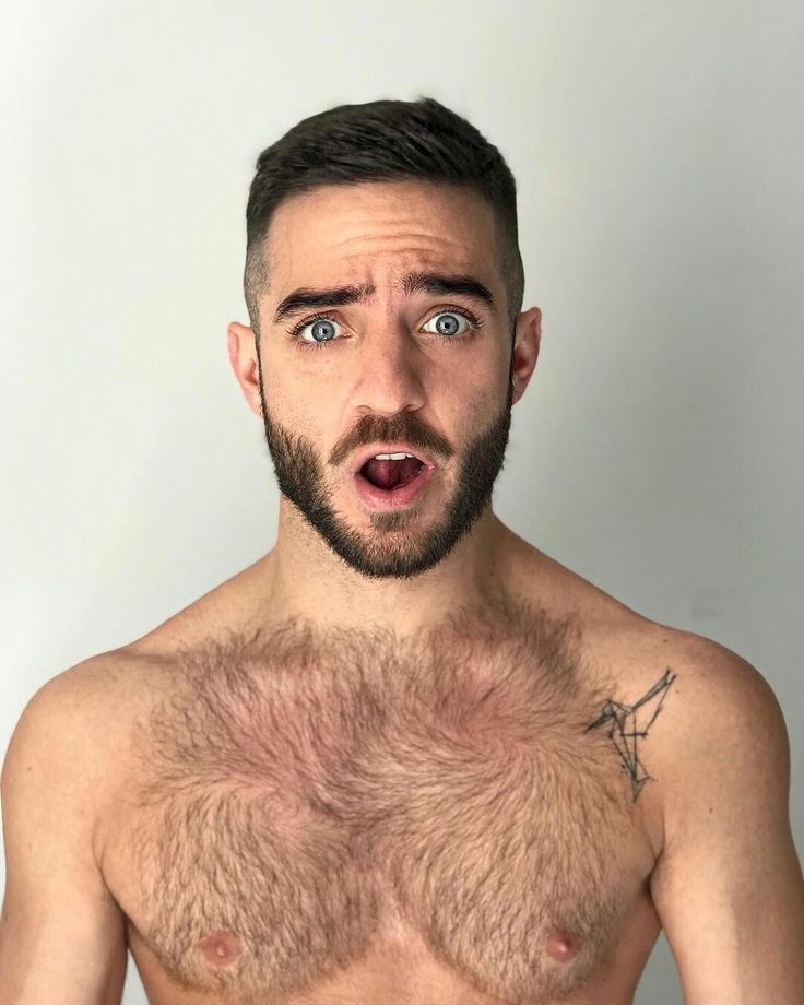 naked men hairy chest - sarah swirls clit spanker