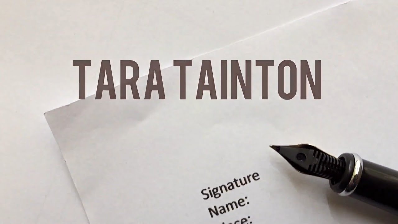 tyler bigenho porn alexandra monzon recommends Tara Taiton